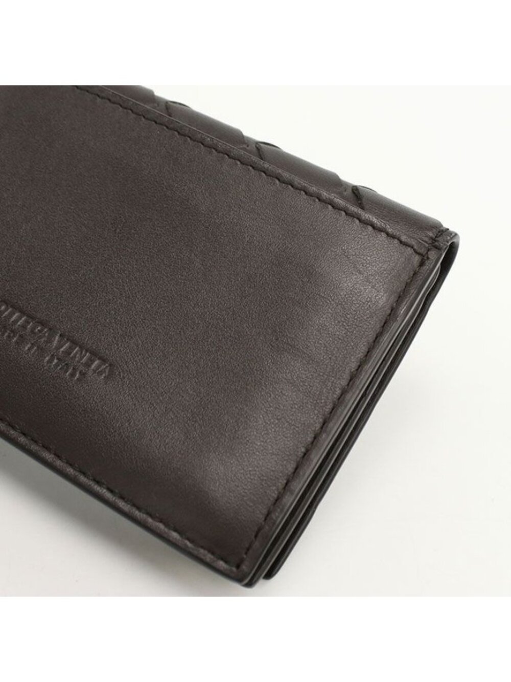 Bottega Veneta Business Card Case Intrecciato Holder Leather - Picture 4 of 6